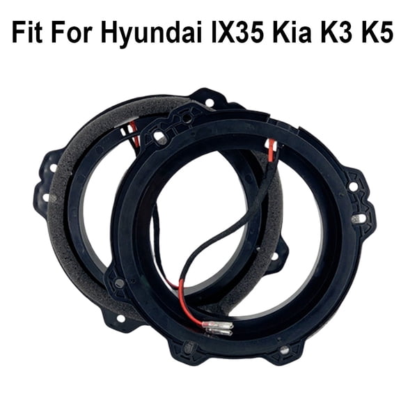 6.5" Door Speaker Pad Adapter Mount with Wire Harness For Hyundai IX35 Kia K3 K5