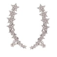thumbnail image 1 of Fiudx Pendientes de Hoja, Diseño Único de Diamante de Doble Cara, Estilo de Malla Irregular, Accesorio Elegante y Atractivo, Regalo Perfecto para Tus Seres Queridos, Una Declaración de Moda para Cual, 1 of 2