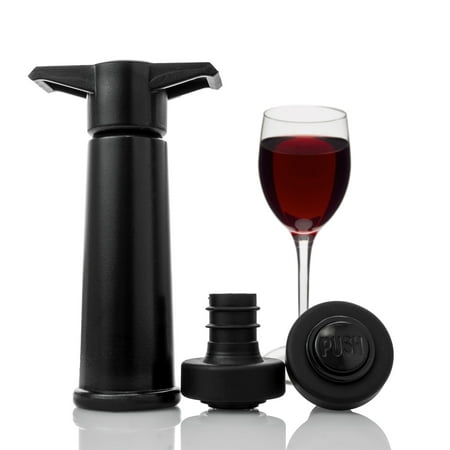 Vacu Vin Foil Cutter - Vacu Vin Single Pull Corkscrew with Foil Cutter and Bottle Opener - Black