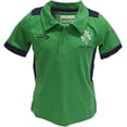 thumbnail image 2 of Ireland T-Shirt for Kids Short Sleeved Apparel Button Neck Tee Green Colour, 2 of 3