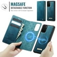thumbnail image 4 of Magnetic 2 in 1 Magsafe Detachable Wallet Case for Samsung Galaxy S20 Plus with Card Holder Women Men, Retro PU Leather【RFID Blocking】Kickstand Shockproof Cover, 4 of 14