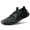 BLACK, variant on Women's Quick Dry Water Shoes Barefoot Sports Aqua Beach Pool Swim Shoes