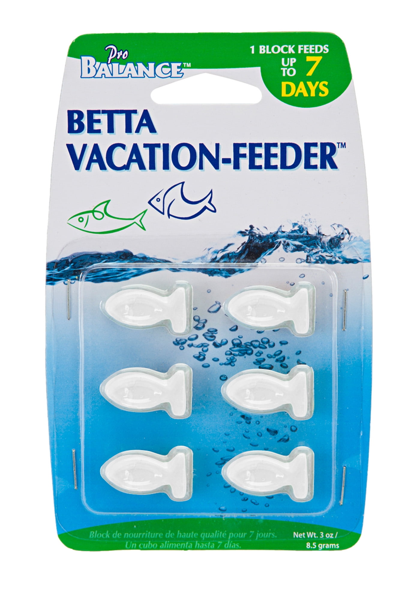 (4 pack) Penn-Plax Betta Vacation Feeder - 7 Day Tablet Fish Food - for Weekend Getaways - 6 Per 1 Pack