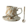 thumbnail image 2 of Taza de té y platillo de cerámica, versátil, novedosa, elegante, juego de tazas de té de para bodas, fiestas de inauguración de casa,, 2 of 7