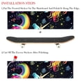 thumbnail image 2 of Unicorn Skateboard Grip Tape Stickers Pack of Two - Emery Surface, PVC Backing, 8.8x32.6in/22.4x83cm Size, 2 of 5