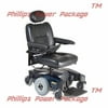 Invacare, Pronto M51 - Semi-Recline Power Wheelchair - 18" x 18" Seat - Blue - PHILLIPS POWER PACKAGE TM - $500 VALUE
