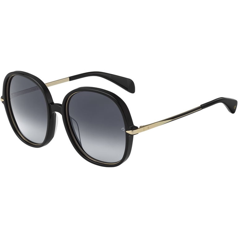 rag & bone Black Oversized Women\'s Sunglasses Rag & Bone RNB1063/S 08079O 53mm Square Sunglasses Women main image 3