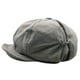 thumbnail image 1 of Boina de diseño retro para mujer. Accesorio ligero, transpirable y ajustable. Gris, 1 of 9