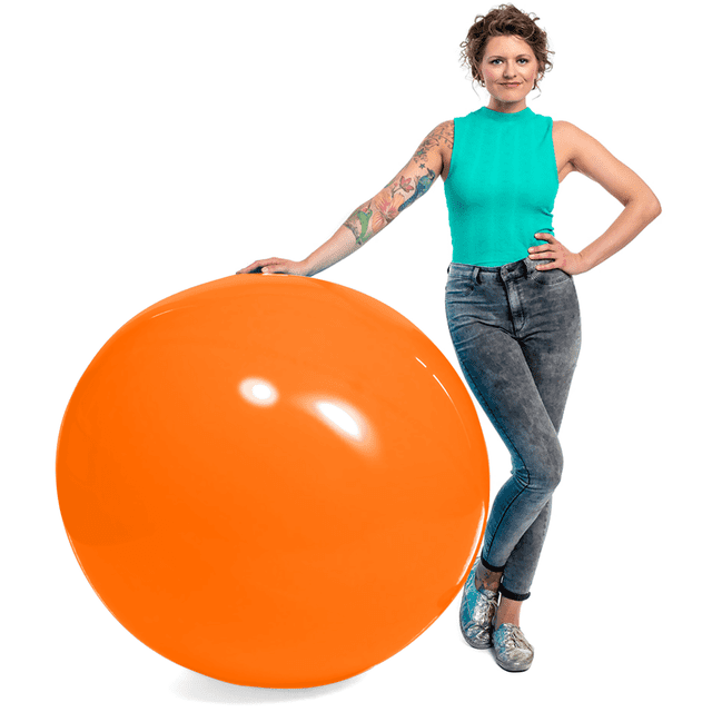 Globos naranjas de 40 pulgadas (10 pzas)