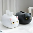 thumbnail image 4 of ACDANC Tissue Box Cover Cute Cat Style Paper Tissue Box Paper Container Bathroom Decoration Household Supplies Black, 4 of 4