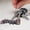 Black, variant on 3D Printed Articulated Fox Keychain Flexible Nine Tailed Spirit Animal Backpack Charm for Personalized Hanging Decoration Rose Gold