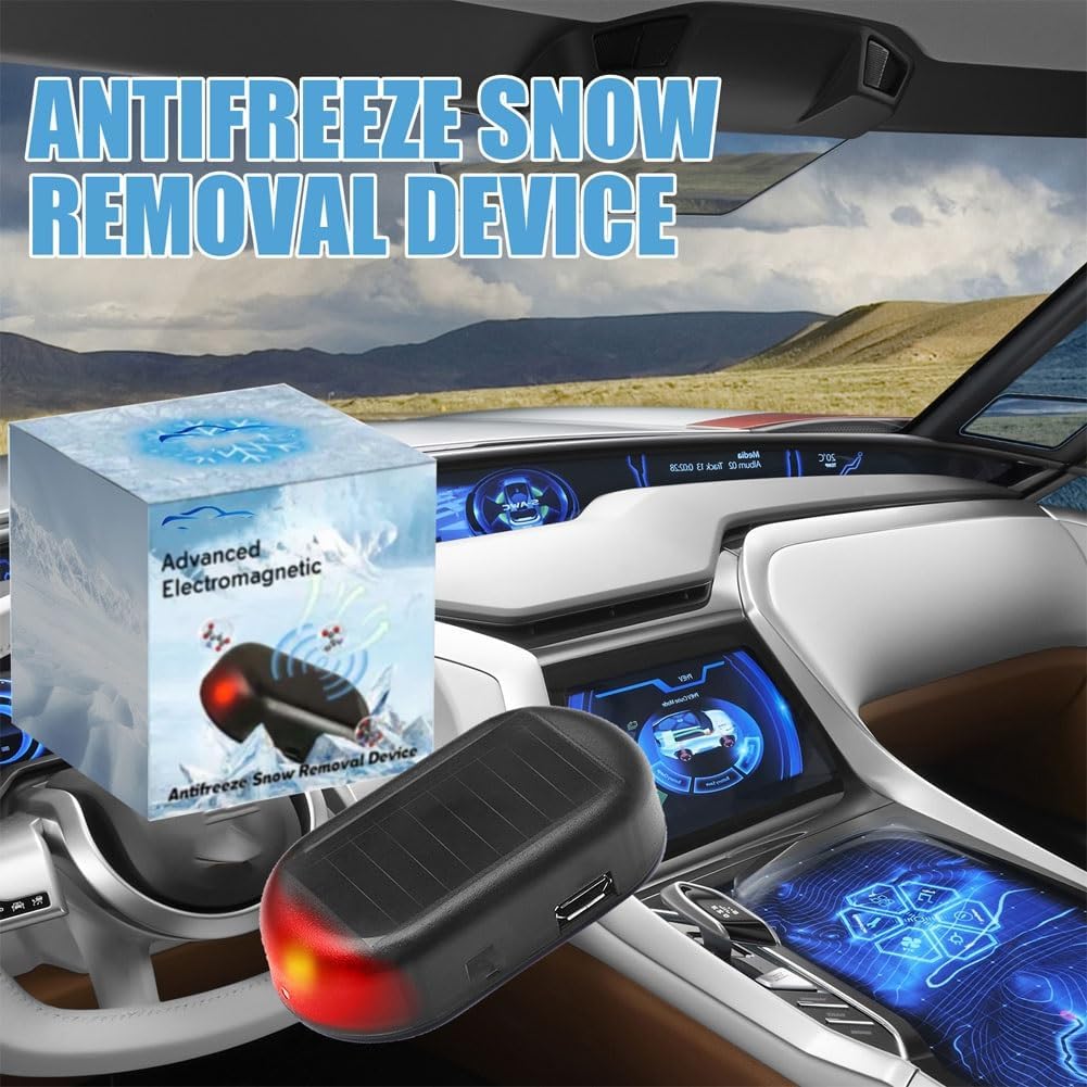 Gadget Anti-gel Et Déneigement électromagnétique Pour Voiture – 2 Pièces, à Placer Dans L'habitacle