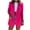 Hot Pink, variant on Htigea 2025 Fall Savingss Business Blazers Jackets for Women Casual Long Sleeve Button Coat Fall Winter Solid Color Slim Lapel Outwear Holiday Party Trendy Blazer Jacket