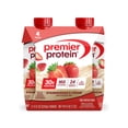 thumbnail image 3 of (6 pack) Premier Protein Shake, Strawberries & Cream, 30g Protein, 11 fl oz, 4 Ct, 3 of 12