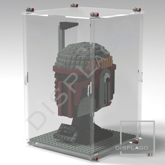 Display Case for LEGO® BOBBA FETT™ Helmet #75277