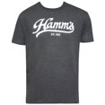 thumbnail image 1 of Hamm's Grey Script Logo Men's T-Shirt-Small, 1 of 1