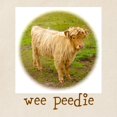 thumbnail image 2 of CafePress - Wee Peedie (Highland Calf) Tote Bag - Unisex Canvas Tote Bag, Beige, 1-Piece, 2 of 7