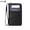 RFID PU black, variant on 7.87×4.72×0.98 IN Anti-Scan RFID Shield PU Passport Clutch, Zip-Around Multi Compartment Travel Document Wallet with Hand Wrist Lanyard for Overseas Travel & Daily ID Storage