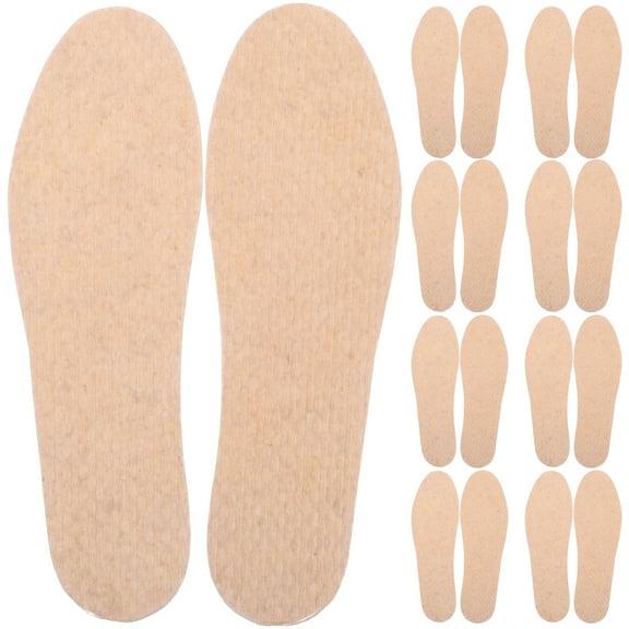 Zehuanyu  20 Pairs Men's Insoles Anti-odor Wood Pulp and Women Man