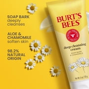 Burt's Bees Deep Cleansing Cream with Soap Bark and Chamomile, 6 oz