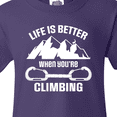 thumbnail image 4 of Inktastic Rock Climbing Mountains Youth T-Shirt, 4 of 5