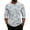 Light Gray005, variant on Mens 3/4 Sleeve Shirt 2026 Relaxed Fit Raglan Henley Shirt Floral Print Street Shirt Autumn Breathable Top Gray 2XL