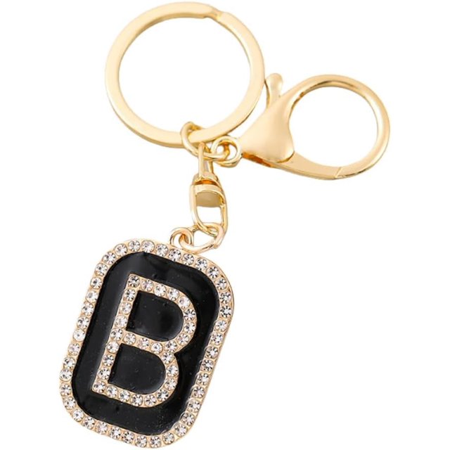Letter Keychain,26 Letters A-Z Decorative Letter Keychain,Name Keychain for Women Girls Men Teenager Gift