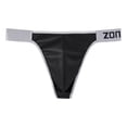 thumbnail image 2 of TANBOM Mens Sexy Bulge Enhancing Underwear Lightweight Breathable Thong Black L, 2 of 8