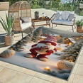 thumbnail image 4 of 1PC Christmas-themed Area Carpet Local Carpet, Lightweight Washable Easy-to-Care-for Carpet Floor Mat Festival Gift, Suitable for Living Room, Bedroom, Dining Room, Office, Balcony, Room Accessories, 4 of 8