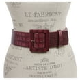 thumbnail image 3 of 2 1/4" Wide Ladies High Waist Faux Crocodile Print Patent Leather Fashion Belt, 3 of 3