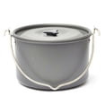thumbnail image 2 of Aluminum Alloy Camping Picnic Hanging Pot Large Capacity Outdoor Tableware Cookware Hiking Cooking Pots for Campfire Equipment, 2 of 17