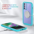 thumbnail image 3 of Compatible with Samsung Galaxy A14 5G Case for Women Men, Shockproof Samsung A14 5G Protective Case Clear Phone Case Support Wireless Charging Cases (Light Blue), 3 of 14