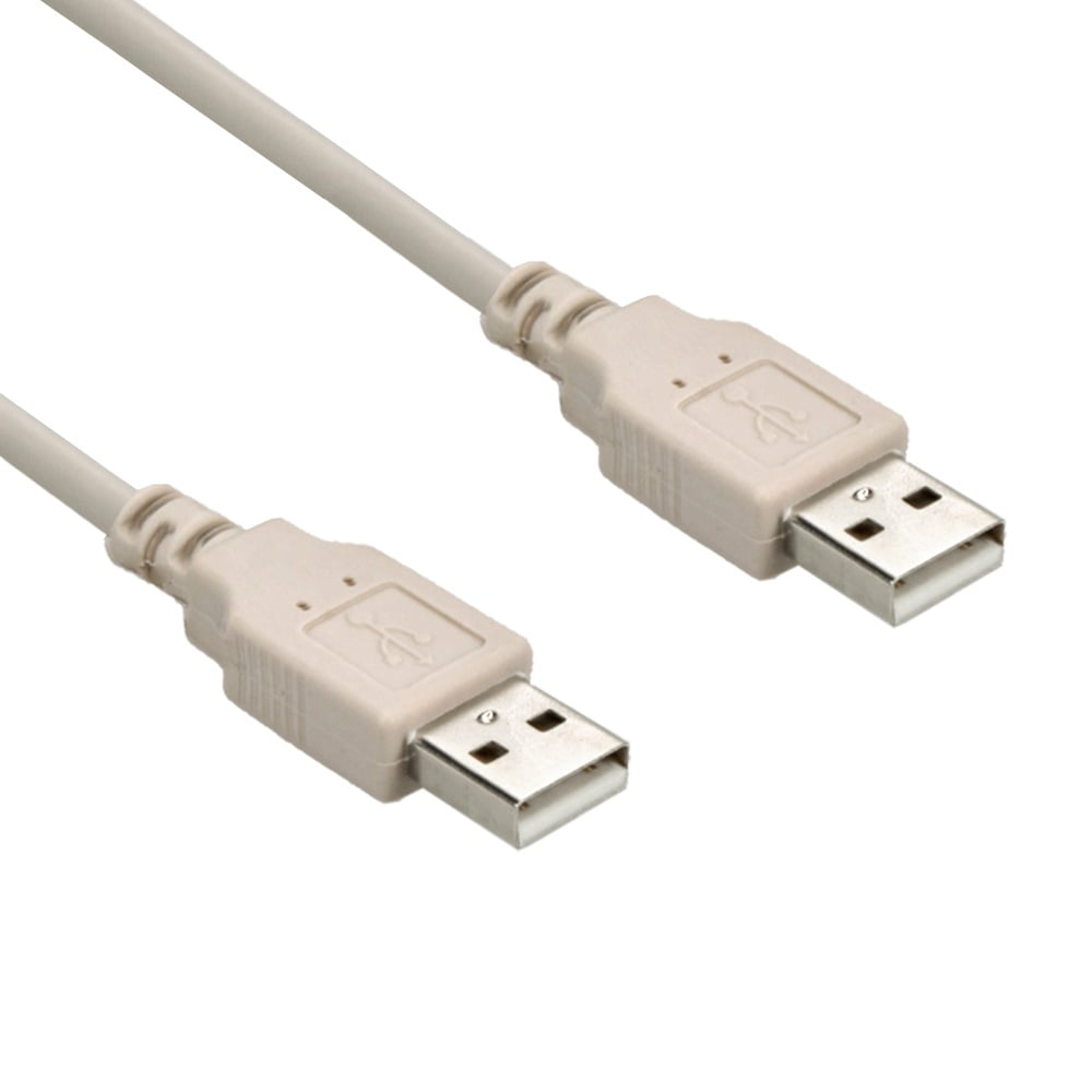 Cable Central LLC (10 Pack) 10Ft A-Male to A-Male USB2.0 Cable Ivory ...