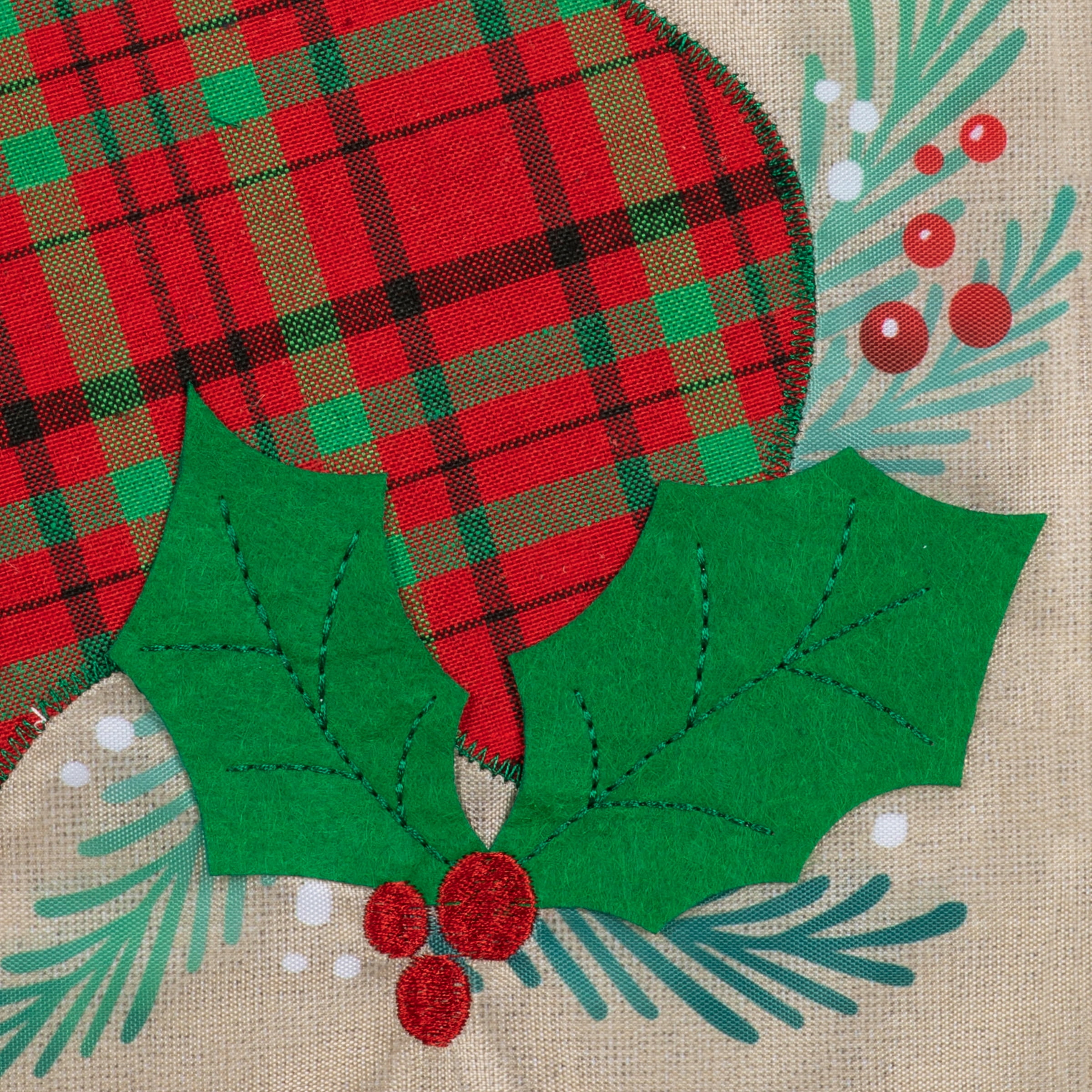 Happy Pawlidays Yard Flag 11.5in x 18in