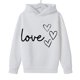 thumbnail image 3 of Sudadera con capucha y estampado de corazón de San Valentín, sudadera de manga larga para niños y niñas, chaqueta para niñas de talla mediana y grande., 3 of 7