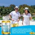 thumbnail image 3 of Minch Deep Sea Fish Oil Capsule Triple Strength Omega3 Support Ventricle & Brain Healthy Immune, 120Pcs, 3 of 6