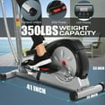 thumbnail image 3 of ANCHEER Exercise Elliptical Machine with 8 Resistance Method, 15" Stride Cross Trainer with Pulse Rate Grips, LCD Monitor, Smooth Quiet Driven, 350 lbs Weight Capacity for Home Office, 3 of 9