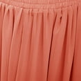 thumbnail image 4 of SWSMCLT Women's Pleated Skirt High Waisted Fall Smocked Beach Casual Holiday Long Summer Aline Layered Elastic Coral 14, 4 of 4