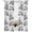 Black, variant on Blue Fruit Semi Sheer Window Curtains 54 Inches Long, Vintage Plant Nature Botanical Flower Floral Rod Pocket Voile Silky Chiffon Curtain Light Filtering Drapes for Living Room, 52"x54", 2 Panels