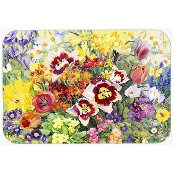 Spring Floral by Anne Searle Mouse Pad, Hot Pad or Trivet