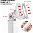 thumbnail image 4 of Mini UV LED Nail Lamp for Gel Polish, Portable Flash Cure Light with 360° Rotatable Magnetic Detachable Stand,Rechargeable Handheld Pen for Quick Curing Nail Art, DIY Home Manicure and Travel, 4 of 9