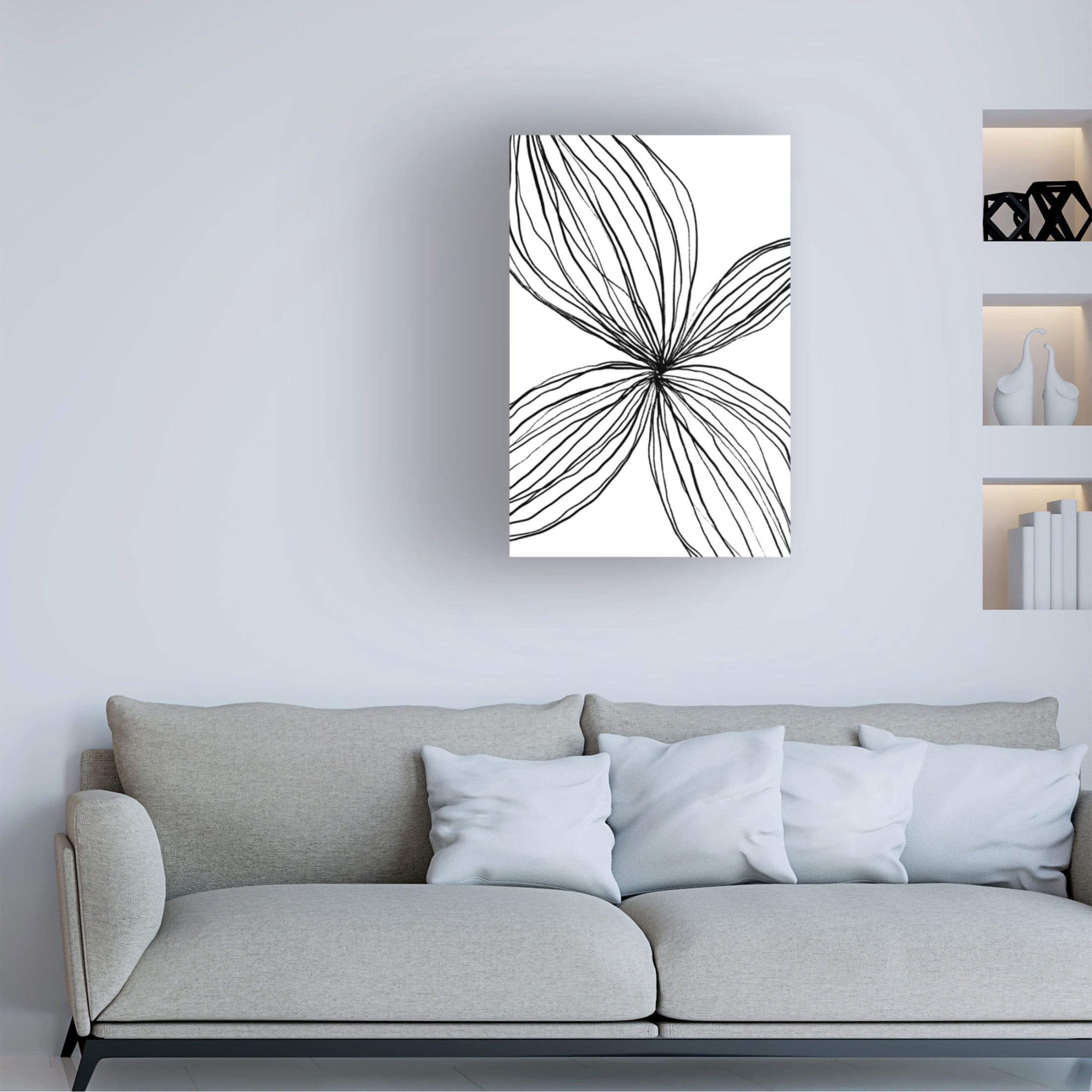Trademark Fine Art uplusmestudio Flowerina 2 Canvas Wall Art