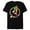 Black, variant on Marvel Avengers 60th Anniversary A-Logo Symbol Circle Faces- Short Sleeve Blended T-Shirt for Adults - Customized-Yellow