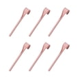 thumbnail image 1 of Pajitas de Silicona Toystoory Reutilizables Paquete de 6 Rosado, 1 of 6