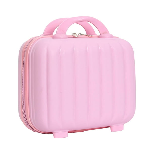 Bolsa de aseo práctica, informal, de gran capacidad, multifuncional, portátil, para cosméticos. rosa
