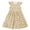 Khaki, variant on Aline Floral Dress Girls Ruffle Sleeve Casual Cute Summer Dresses Cotton Going Out Trendy Outfits Purple, 6 Years