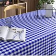 thumbnail image 4 of Checkered Tablecloth Rectangle - Stain Resistant, Waterproof And Washable Table Cloth Gingham For Outdoor Picnic, Holiday Dinner(6 Sizes,5 Color), 4 of 4