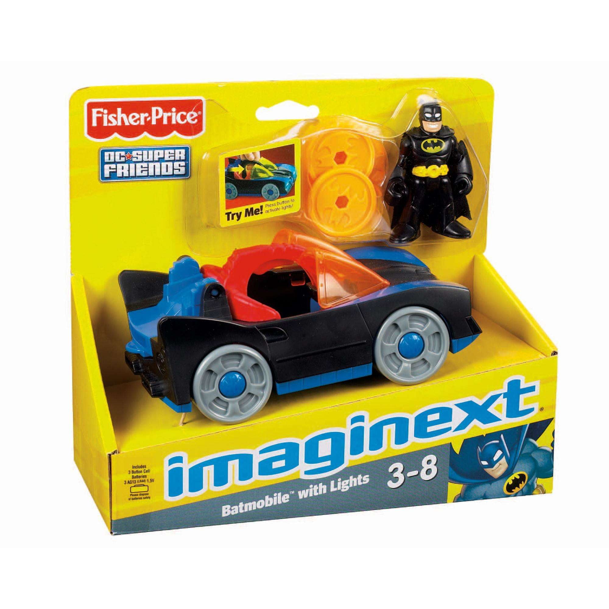 Imaginext DC Super Friends Batmobile with Lights
