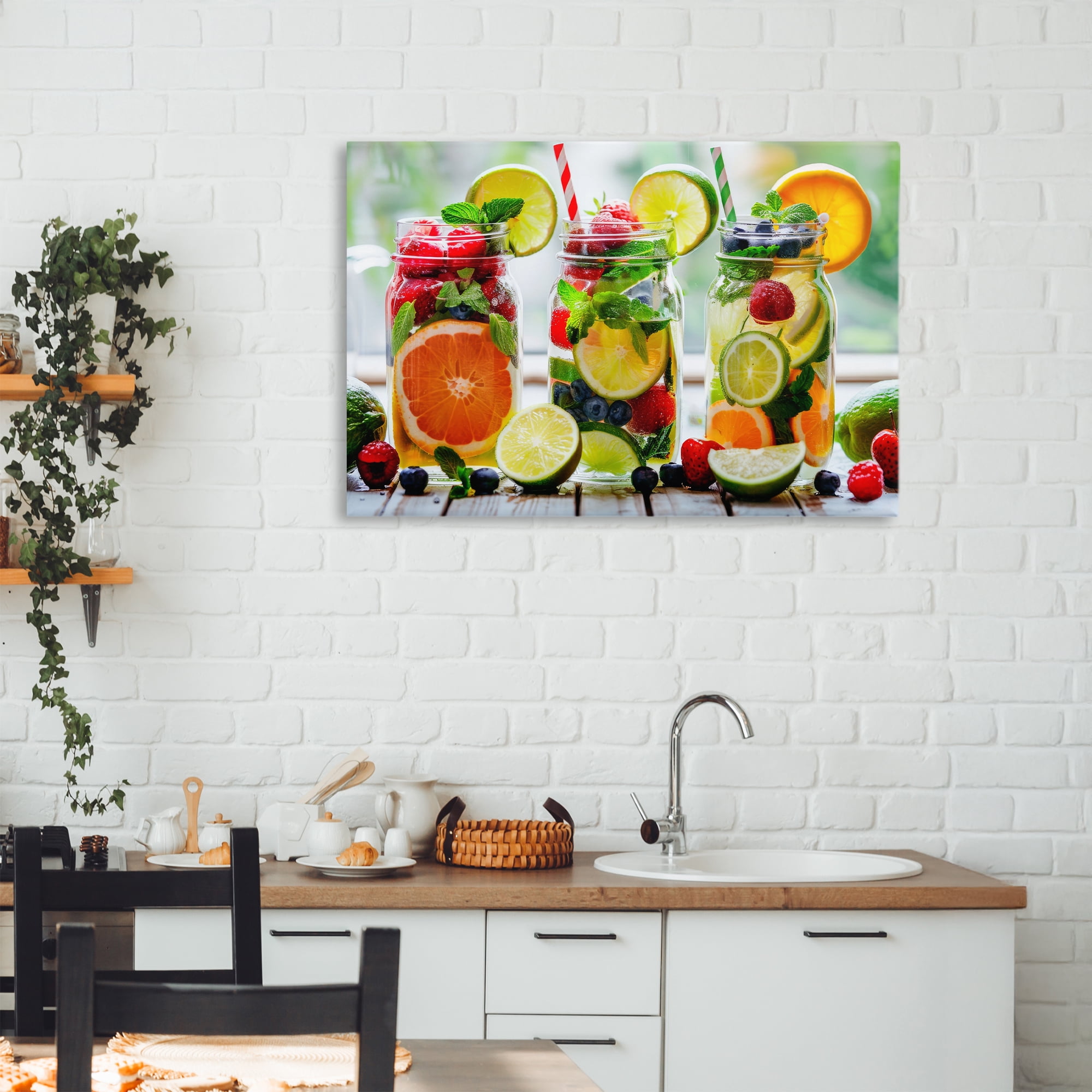 Stupell Industries Vibrant Citrus & Berry Infusion Canvas Wall Art, design by Lazar Studio