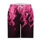 thumbnail image 5 of Pantalones Cortos de Cintura Elástica para Hombre con Bolsillos Pantalones Cortos de Longitud de Rodilla con Impresión de Llama, Pantalones de Playa Casuales con Cordón Elástico, 5 of 7
